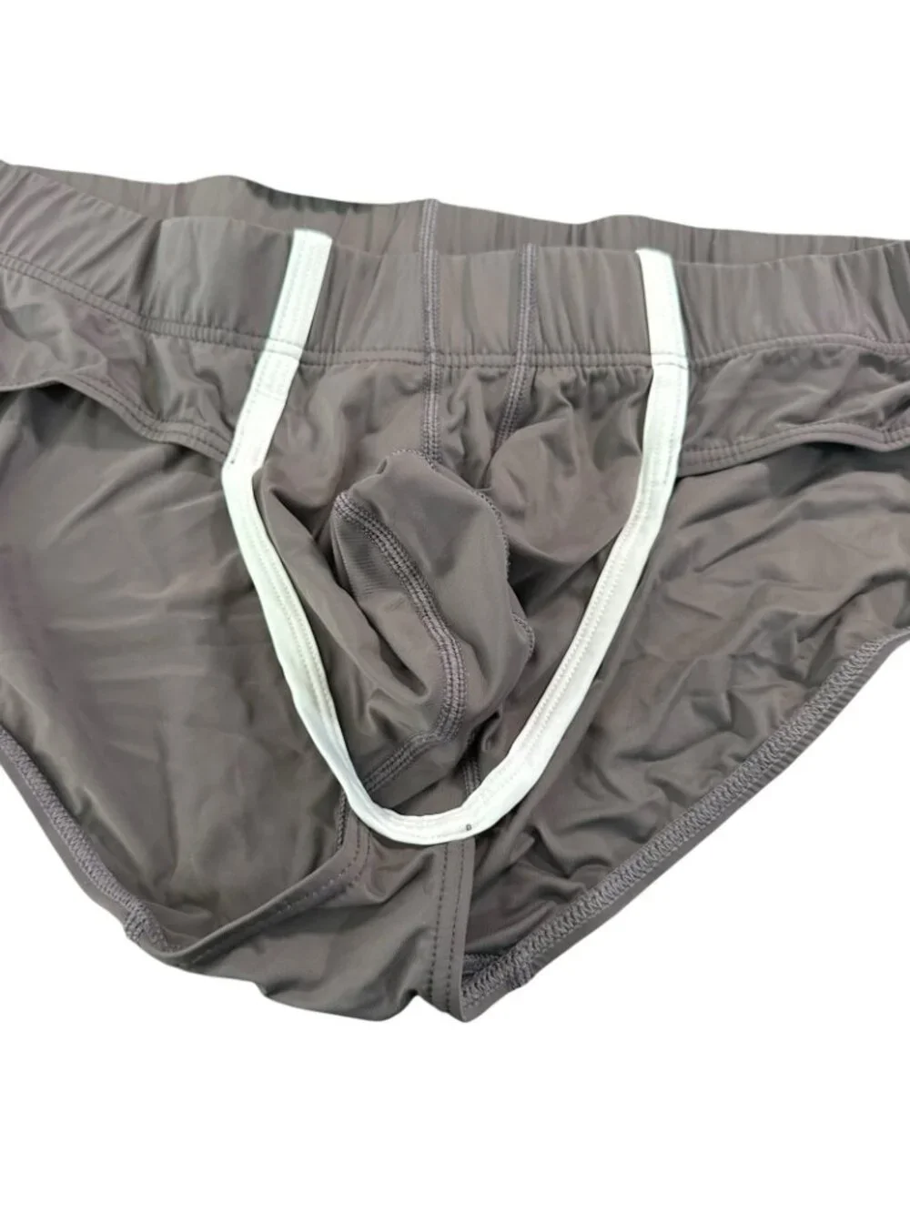 Real Men Briefs Panties Knicker Low Waist Man Large Pouch Stretchy Nylon Spandex